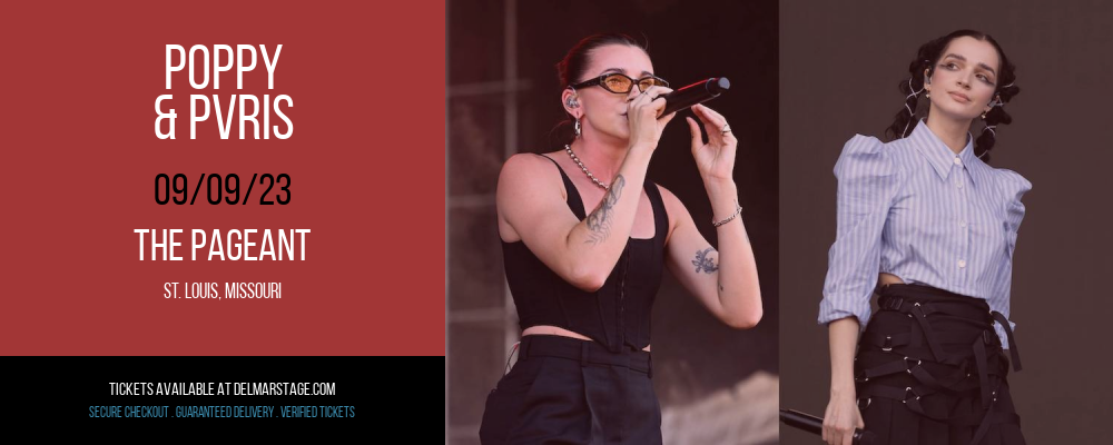 Poppy & Pvris at The Pageant tickets Poppy & Pvris at The Pageant