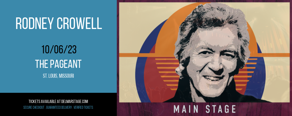 Rodney Crowell at The Pageant