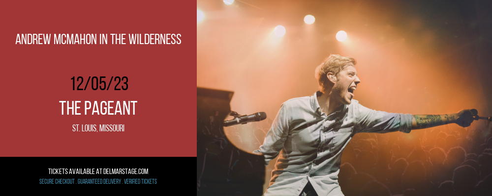 Andrew McMahon in the Wilderness at The Pageant