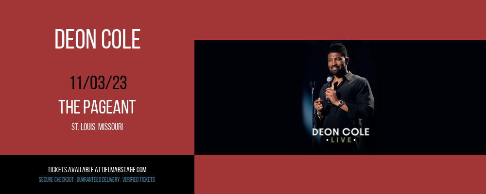 Deon Cole at The Pageant