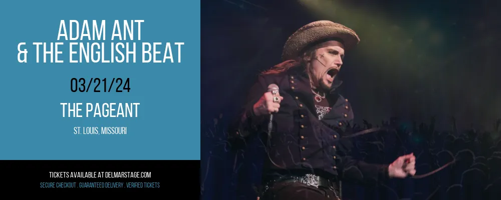 Adam Ant & The English Beat at The Pageant